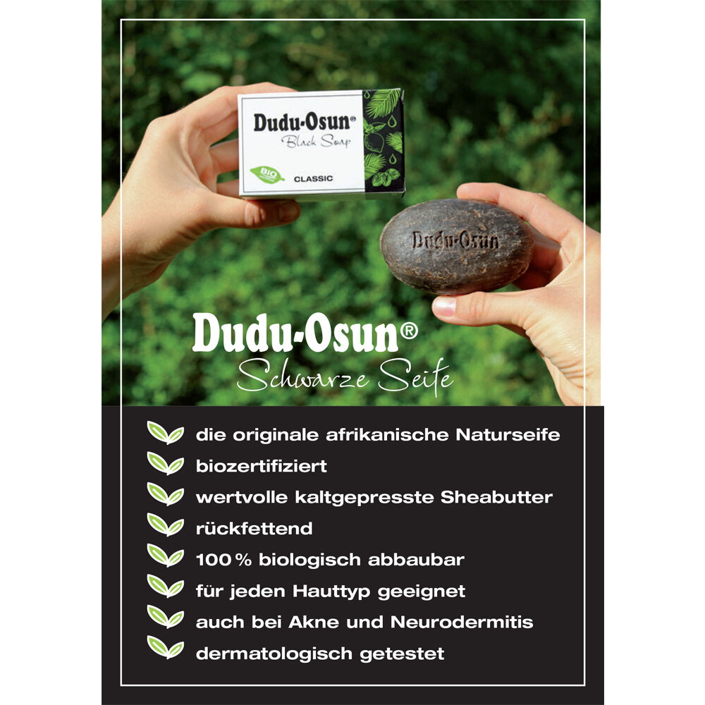Dudu Osun® schwarze Seife aus Afrika - 