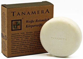 Tanamera® Weiße Reismilch Körperseife, 100g