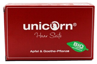 unicorn® Apfel-Haarseife mit Goethepflanzen-Extrakt 100g