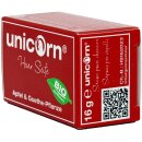 red edition - unicorn® Apfel-Haarseife 16g + Olivenholz Schale Blatt